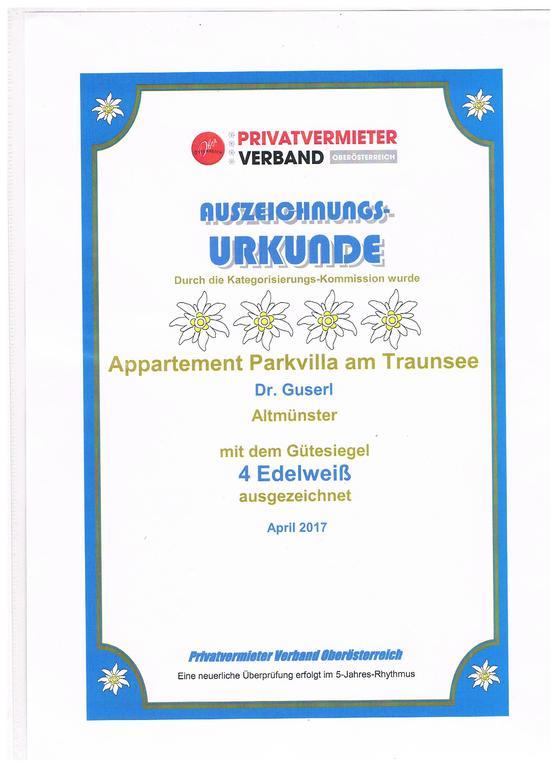 Apartment Parkvilla Traunsee Altmuenster Bagian luar foto